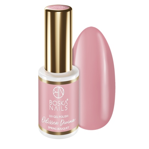Boska Nails Ciemnoróżowy Lakier Hybrydowy Odissea Divina Spring Bouquet 544 6 ml