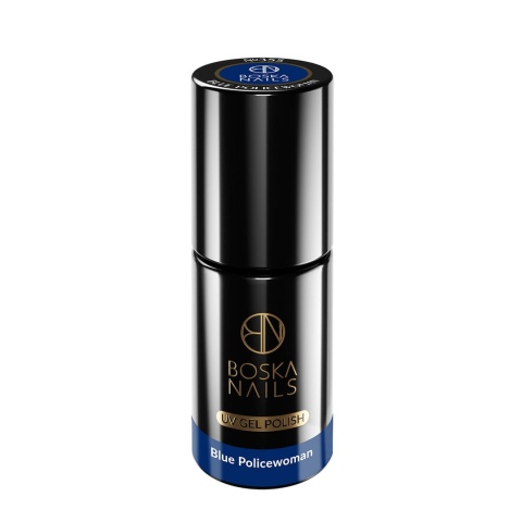 Boska Nails Divine Blue Policewoman 355 - ciemnoniebieski lakier hybrydowy 6 ml