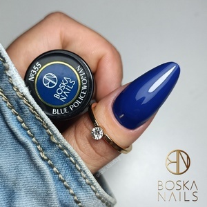 Boska Nails Divine Blue Policewoman 355 - ciemnoniebieski lakier hybrydowy 6 ml