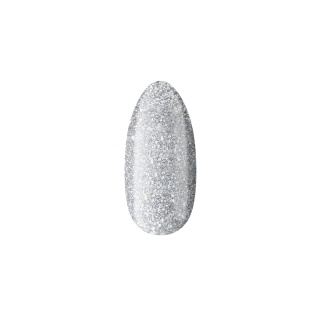 Boska Nails Divine Brilliant Dance 357 - srebrny brokatowy lakier hybrydowy 6 ml