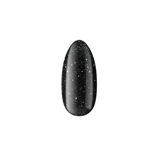 Boska Nails Divine Diffrent Chick 361 - czarny brokatowy lakier hybrydowy 6 ml