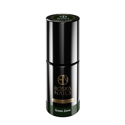 Boska Nails Divine Green Zone 303 - ciemnozielony lakier hybrydowy 6 ml
