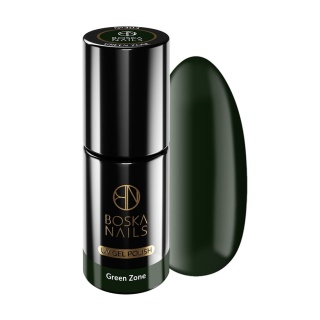 Boska Nails Divine Green Zone 303 - ciemnozielony lakier hybrydowy 6 ml