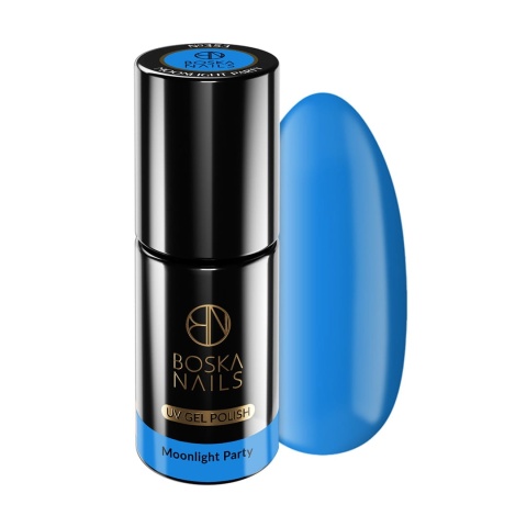 Boska Nails Divine Moonlight Party 353 - niebieski lakier hybrydowy 6 ml