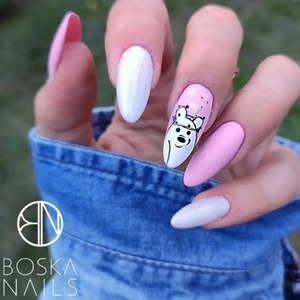 Boska Nails Divine Pink Island 335 - jasnoróżowy lakier hybrydowy 6 ml