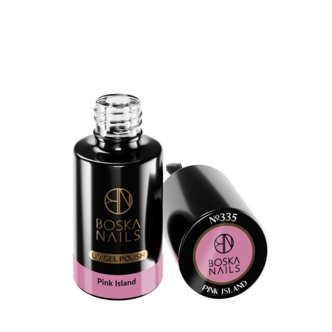 Boska Nails Divine Pink Island 335 - jasnoróżowy lakier hybrydowy 6 ml