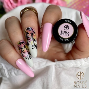 Boska Nails Divine Pink Pine 319 - jasnoróżowy lakier hybrydowy 6 ml