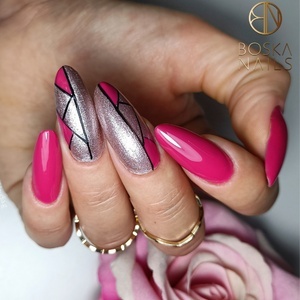 Boska Nails Divine Raspberry Trip 339 - malinowy lakier hybrydowy 6 ml