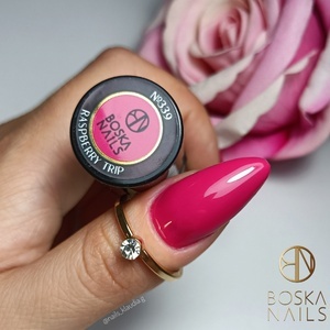 Boska Nails Divine Raspberry Trip 339 - malinowy lakier hybrydowy 6 ml