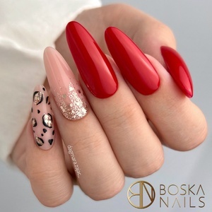 Boska Nails Divine Red Ferry 326 - czerwony lakier hybrydowy 6 ml