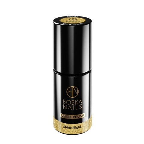 Boska Nails Divine Shine Night 367 - kremowy brokatowy lakier hybrydowy 6 ml
