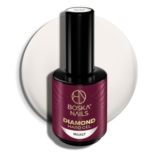 Boska Nails Hard Diamond Gel Milky 277 Żel Budujący Mleczny 15 ml