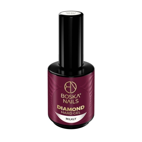 Boska Nails Hard Diamond Gel Milky 277 Żel Budujący Mleczny 15 ml
