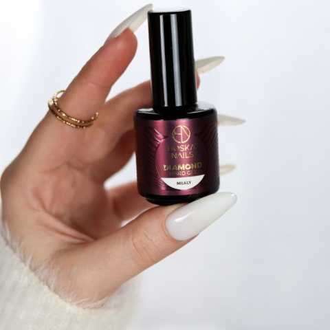 Boska Nails Hard Diamond Gel Milky 277 Żel Budujący Mleczny 15 ml