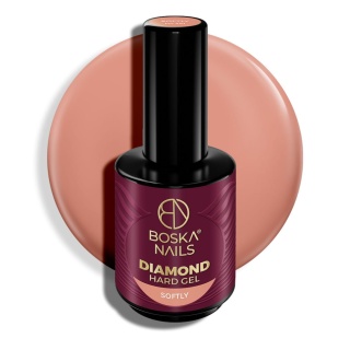 Boska Nails Hard Diamond Gel Softly 281 Żel Budujący Beżowy 15 ml