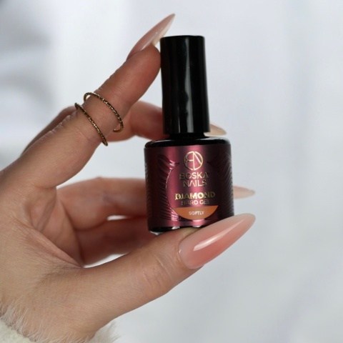 Boska Nails Hard Diamond Gel Softly 281 Żel Budujący Beżowy 15 ml