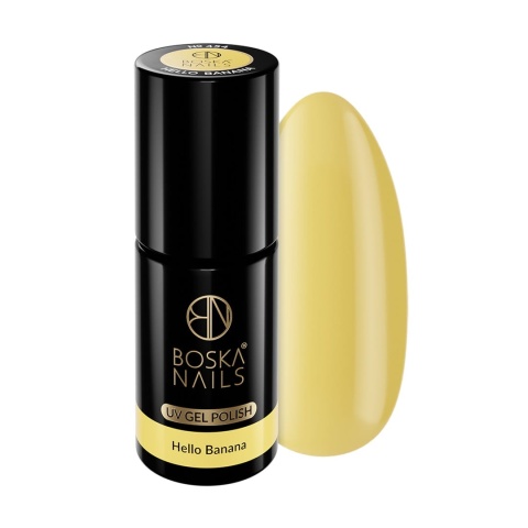 Boska Nails Hello Banana 454 - żółty lakier hybrydowy 6 ml