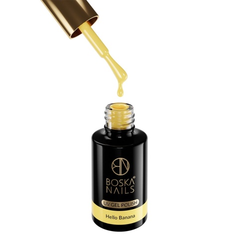 Boska Nails Hello Banana 454 - żółty lakier hybrydowy 6 ml