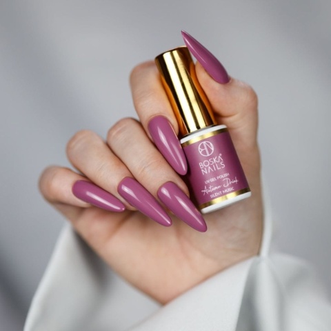 Boska Nails Lakier Hybrydowy Autumn Drink Silent Music 577 6 ml – róż z tonem malwy
