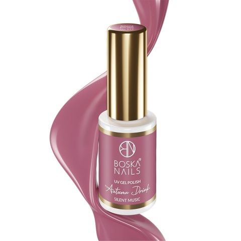 Boska Nails Lakier Hybrydowy Autumn Drink Silent Music 577 6 ml – róż z tonem malwy