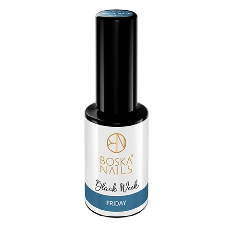 Boska Nails Lakier Hybrydowy Black Week Friday 513 6 ml – ciemny lazur