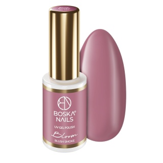 Boska Nails Lakier Hybrydowy Bloom Blush Smoke 587 6 ml – fioletowy lakier hybrydowy z nutą brudnego różu