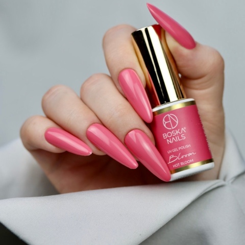 Boska Nails Lakier Hybrydowy Bloom Hot Bloom 583 6 ml – intensywny róż