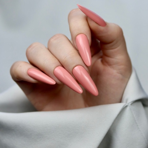 Boska Nails Lakier Hybrydowy Bloom Petal Nude 585 6 ml – różowo-nude lakier hybrydowy