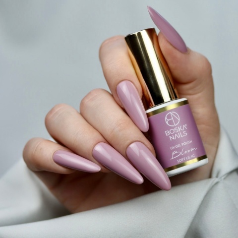 Boska Nails Lakier Hybrydowy Bloom Soft Lilac 584 6 ml – jasnofioletowy lakier hybrydowy