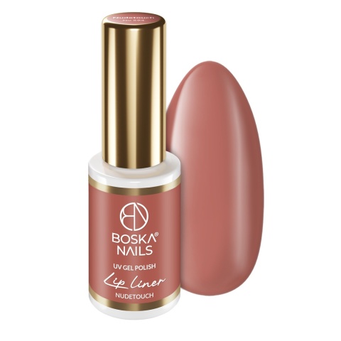 Boska Nails Lakier Hybrydowy Lip Liner Nude Touch 594 6 ml – nude z różowym odcieniem