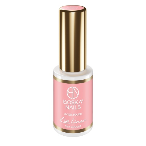 Boska Nails Lakier Hybrydowy Lip Liner Silk Yogurt 591 6 ml – jasny róż nude