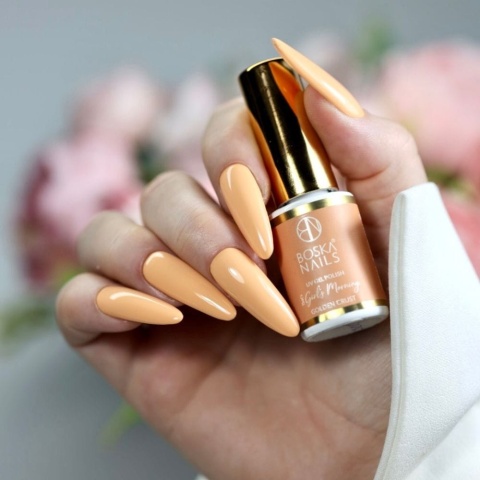 Boska Nails Lakier Hybrydowy That's Girl's Morning Golden Crust 563 6 ml – ciepły pomarańcz