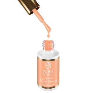 Boska Nails Lakier Hybrydowy That's Girl's Morning Golden Crust 563 6 ml – ciepły pomarańcz