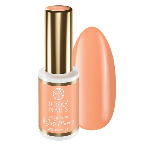 Boska Nails Lakier Hybrydowy That's Girl's Morning Golden Crust 563 6 ml – ciepły pomarańcz