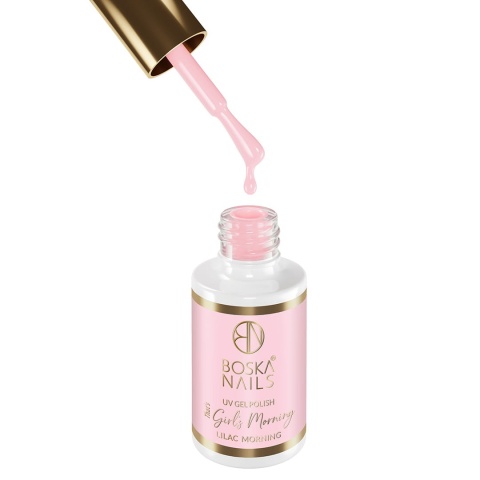 Boska Nails Lakier Hybrydowy That's Girl's Morning Lilac Morning 561 6 ml – różowo-liliowy lakier hybrydowy