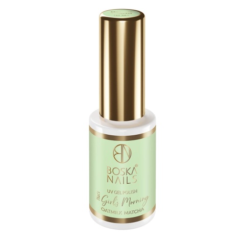 Boska Nails Lakier Hybrydowy That's Girl's Morning Oatmilk Matcha 565 6 ml – zgaszona zieleń