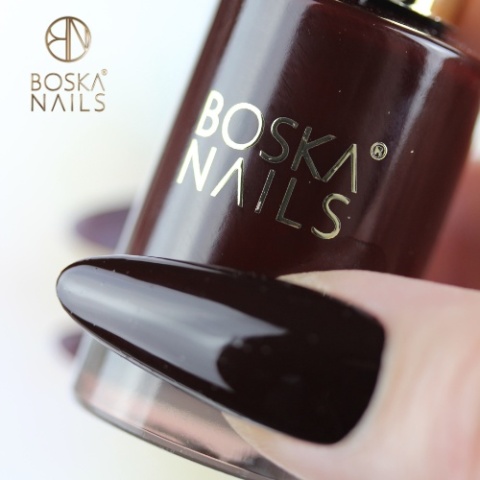Boska Nails Lakier Klasyczny do Paznokci Bordinia nr 672 Bordowy 9 ml