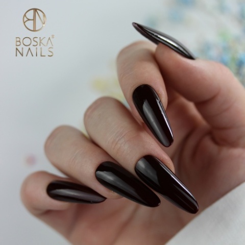Boska Nails Lakier Klasyczny do Paznokci Bordinia nr 672 Bordowy 9 ml