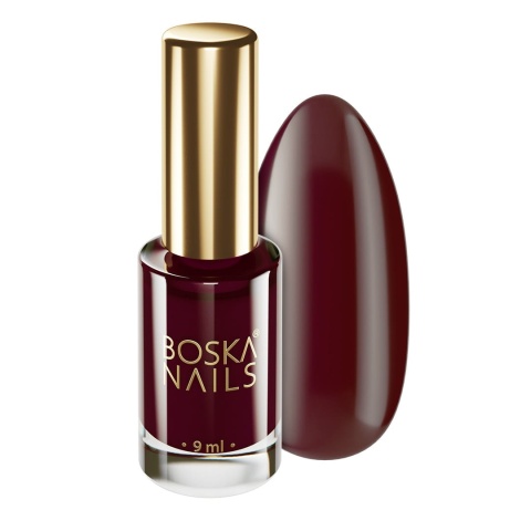 Boska Nails Lakier Klasyczny do Paznokci Bordinia nr 672 Bordowy 9 ml