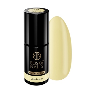 Boska Nails Leon Lemon 459 - masełkowy żółty lakier hybrydowy 6 ml