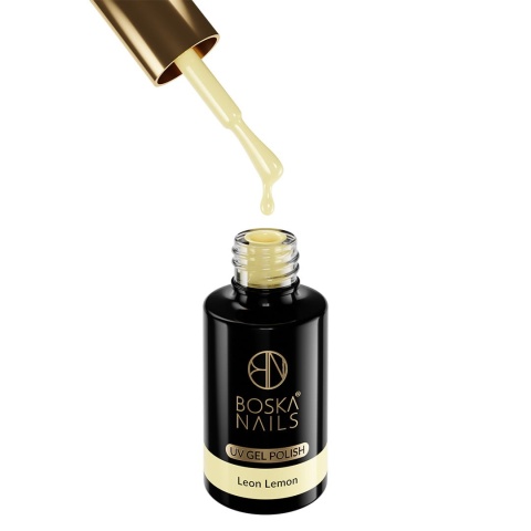 Boska Nails Leon Lemon 459 - masełkowy żółty lakier hybrydowy 6 ml