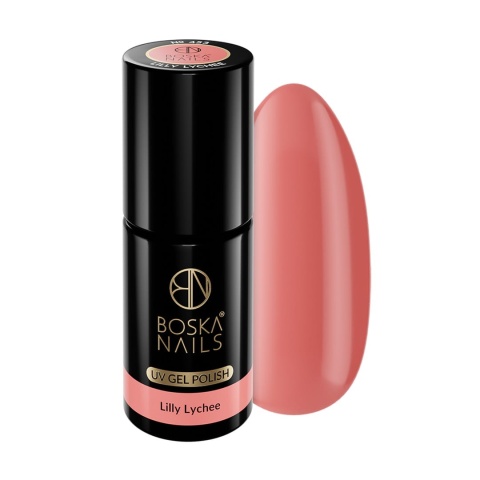 Boska Nails Lilly Lychee 453 - pastelowy różowy lakier hybrydowy 6 ml