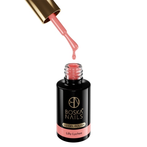 Boska Nails Lilly Lychee 453 - pastelowy różowy lakier hybrydowy 6 ml