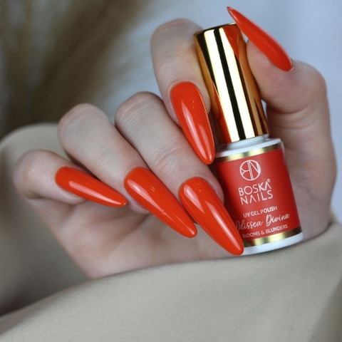 Boska Nails Pomarańczowy Lakier Hybrydowy Odissea Divina Blooms & Blunders 539 6 ml