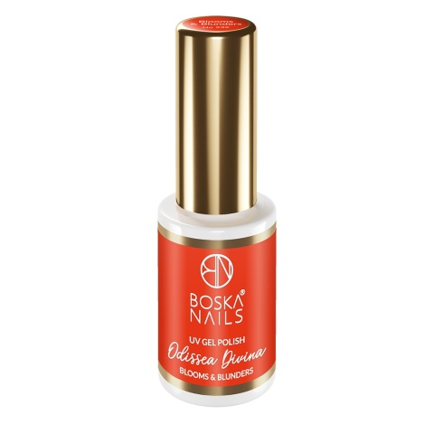 Boska Nails Pomarańczowy Lakier Hybrydowy Odissea Divina Blooms & Blunders 539 6 ml