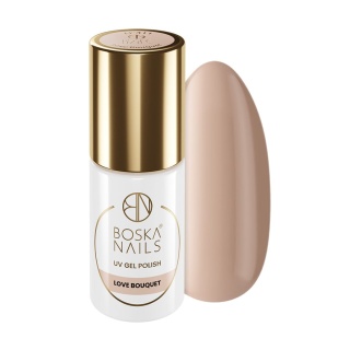 Boska Nails Say Yes Love Bouquet 411 - mlecznoróżowy lakier hybrydowy nude 6 ml