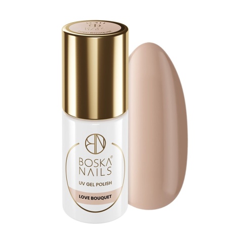 Boska Nails Say Yes Love Bouquet 411 - mlecznoróżowy lakier hybrydowy nude 6 ml
