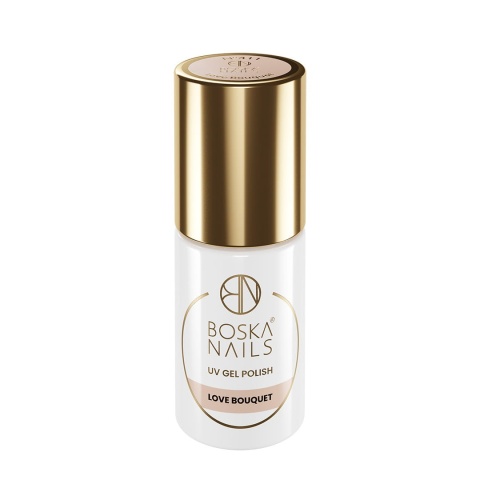 Boska Nails Say Yes Love Bouquet 411 - mlecznoróżowy lakier hybrydowy nude 6 ml