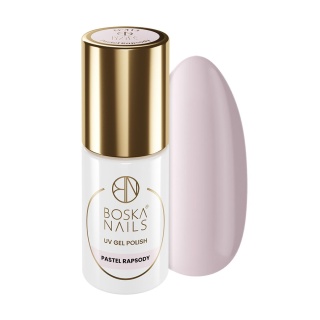 Boska Nails Say Yes Pastel Rhapsody 413 - pastelowy nude różowy lakier hybrydowy 6 ml