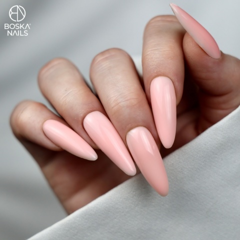 Boska Nails Top Color Apri Gloss No Wipe – Brzoskwiniowy Top Hybrydowy 10 ml